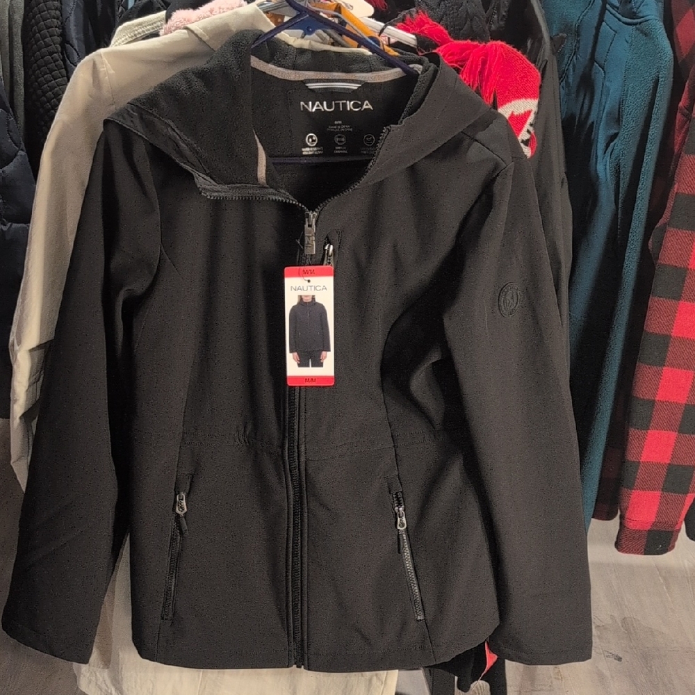 Nautica Black Utility Jacket for Women